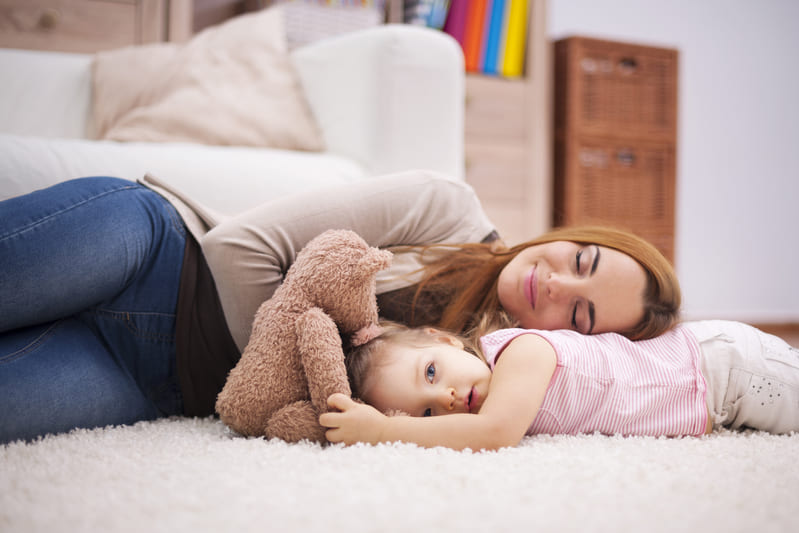 El poder de un buen descanso para mamá